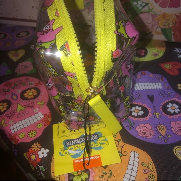 Nickelodeon SpongeBob SquarePants makeup cosmetic bag - Picture 5 of 7